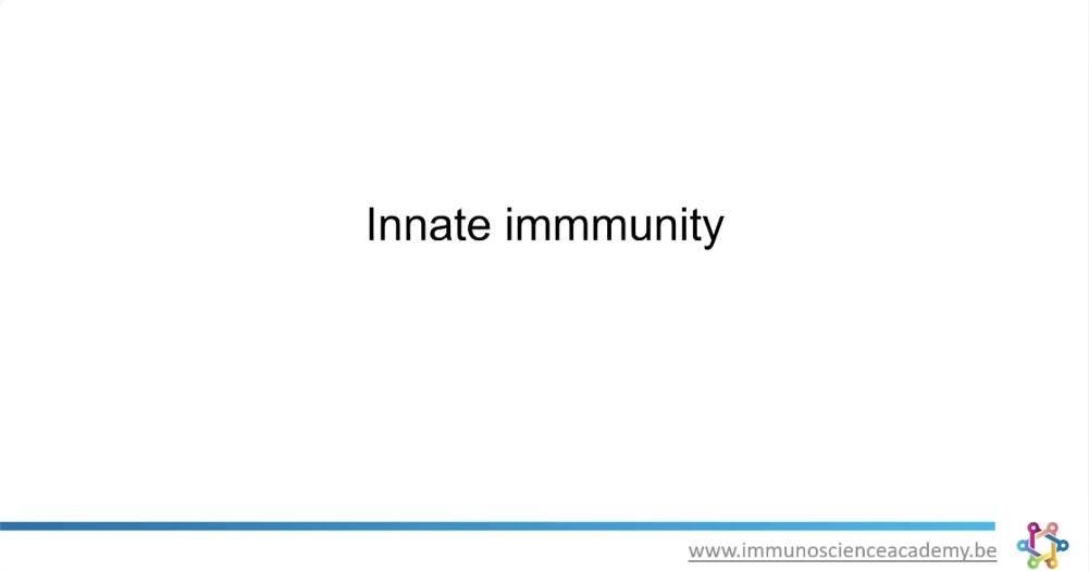 The Innate Immune System