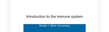 Basic Immunology Introduction